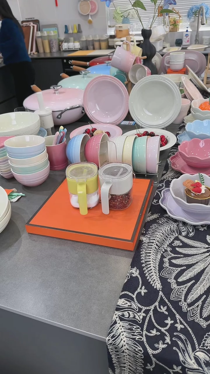 【闪购商品】瓷调味罐3件套