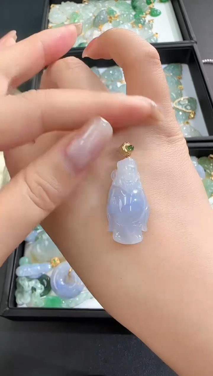 【闪购商品】翡翠颈饰18K金镶嵌250213161