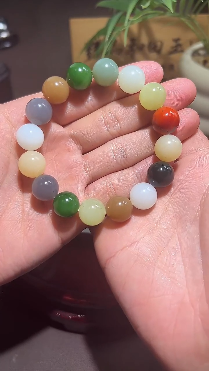 未镶嵌和田玉挂件碧玉手串02