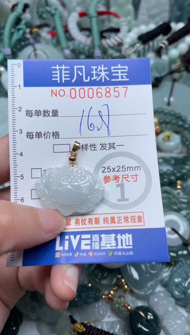 【闪购商品】翡翠颈饰未镶嵌00..6857