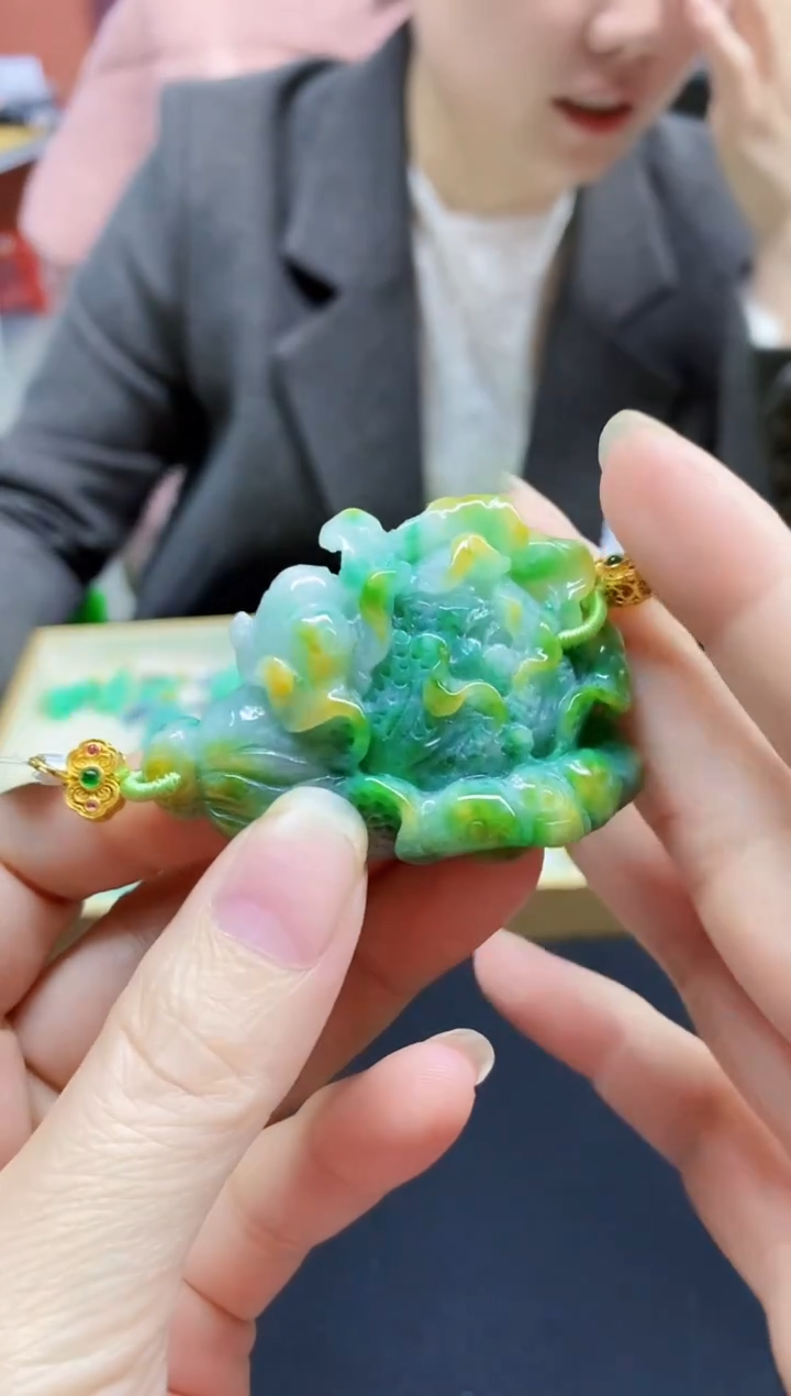 颈饰未镶嵌翡翠翡翠吊坠