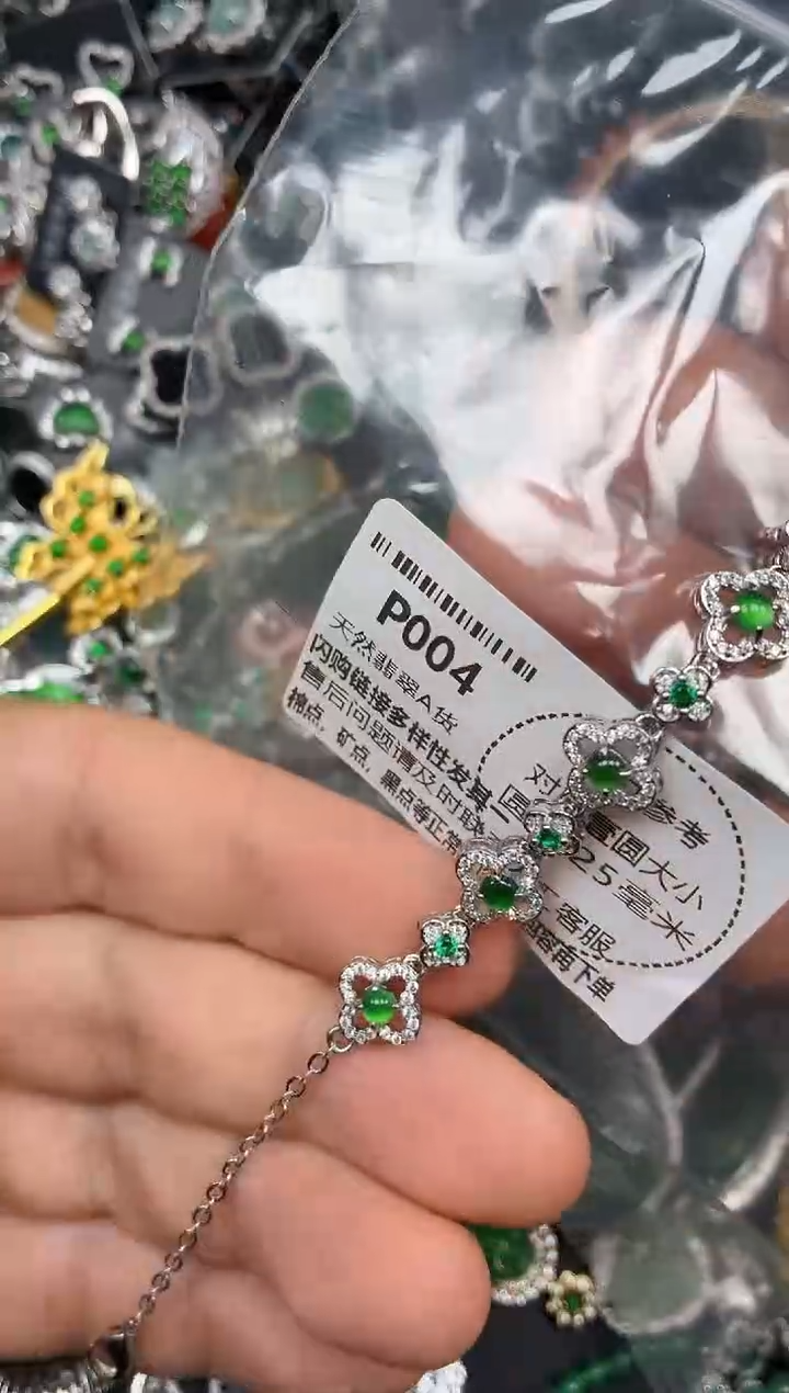 颈饰未镶嵌翡翠P004手链