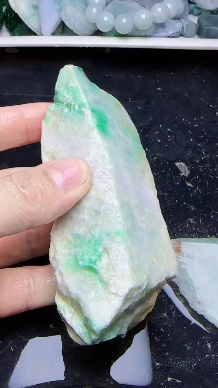 未镶嵌挂件翡翠高****材156