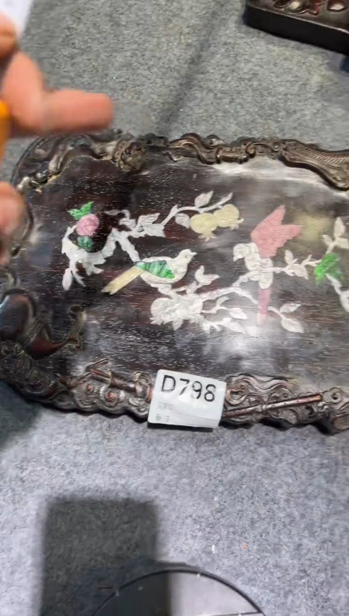 花梨木类紫檀拆件雕刻板以直播间实物为准798