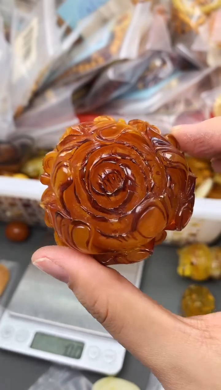 【闪购商品】琥珀珠宝奇石未镶嵌21563