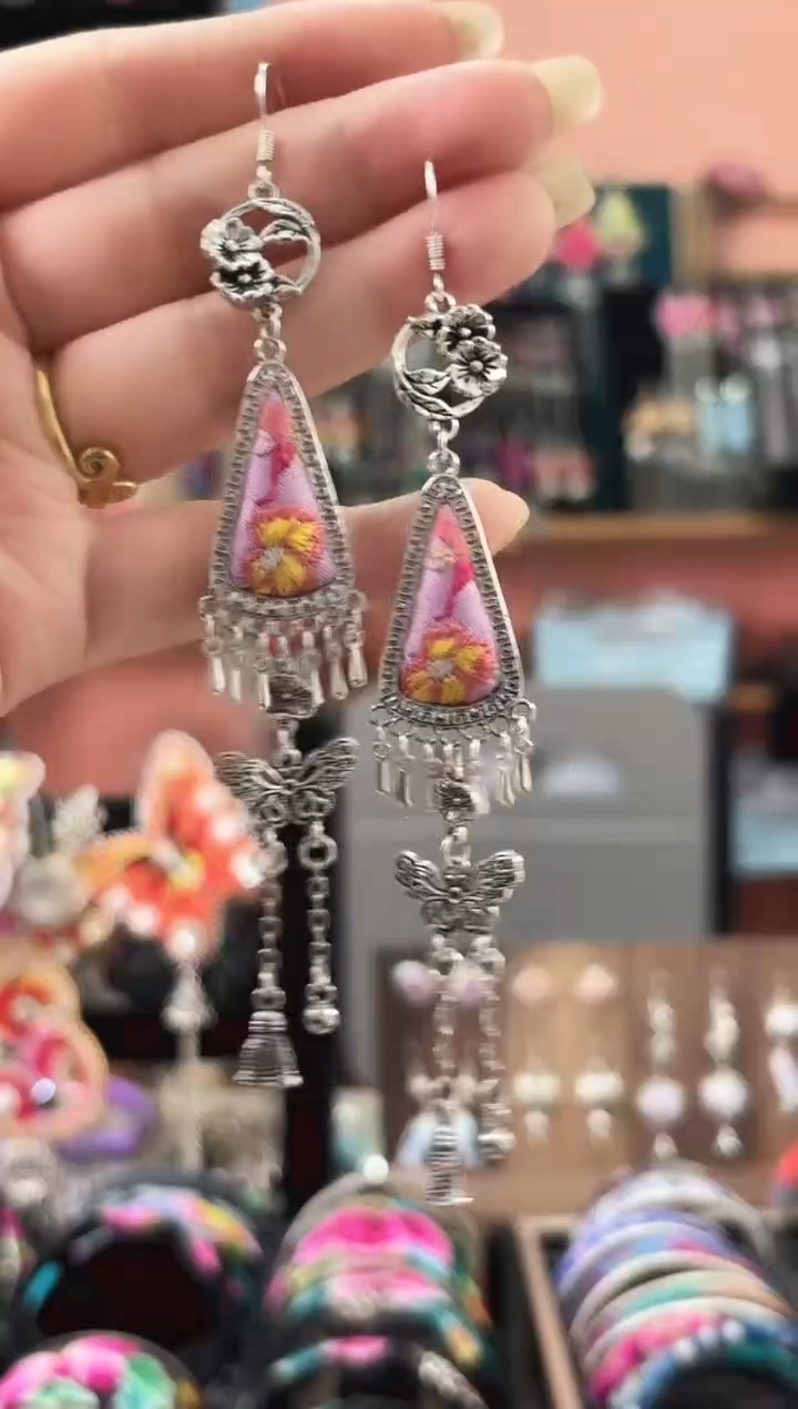 织绣艺枝独绣手工饰品29