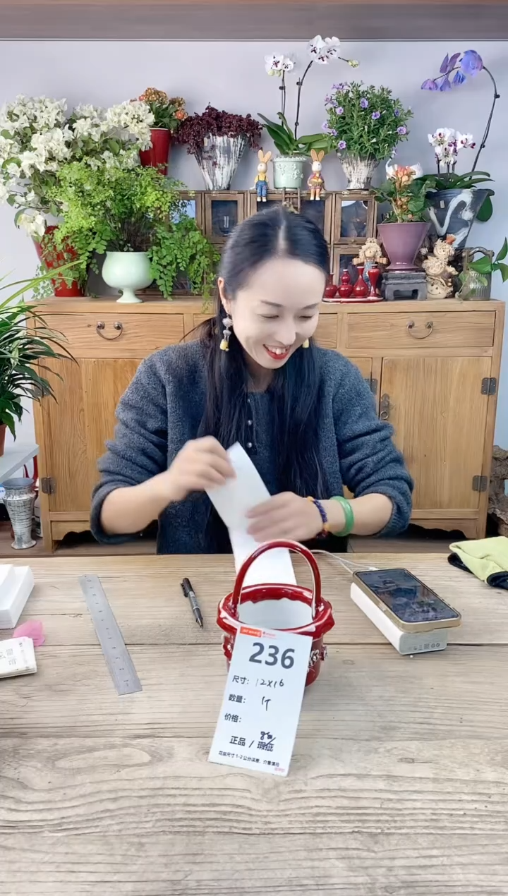 小玩子花盆直播编号236