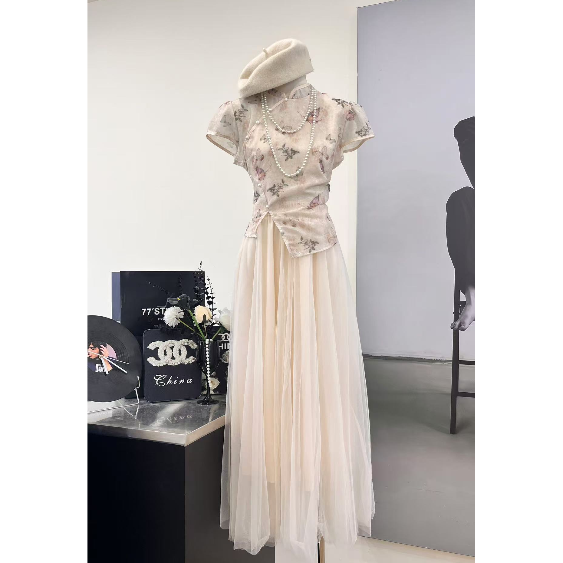 【珍珠蝴蝶】气质温柔套装-00228