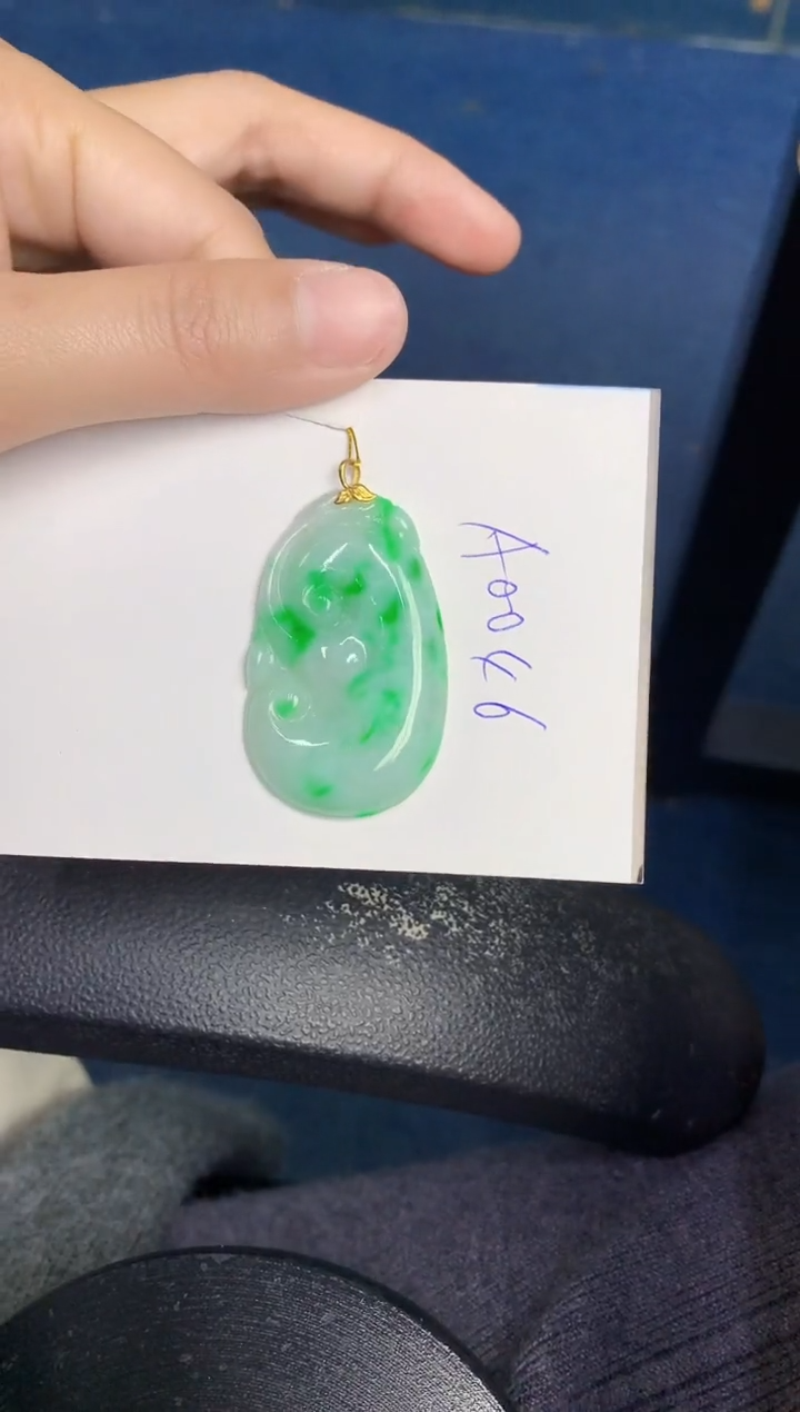 【闪购商品】翡翠颈饰18K金镶嵌000000000