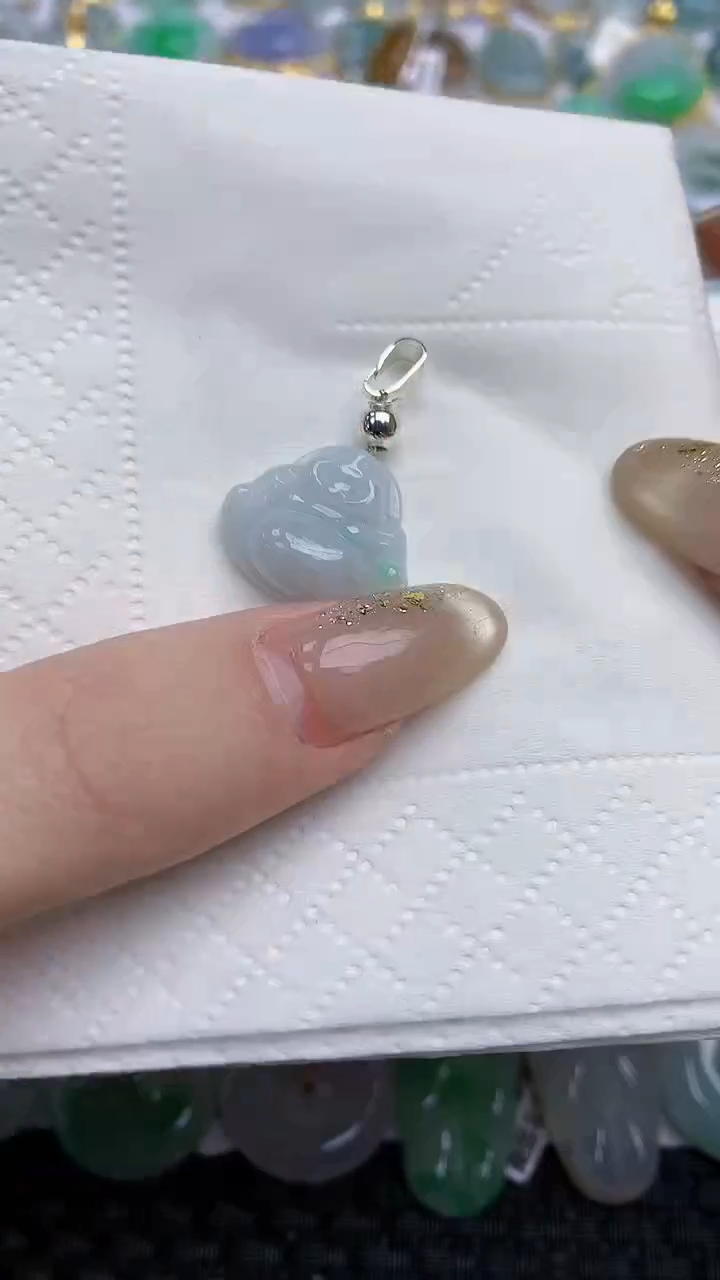 【闪购商品】翡翠颈饰未镶嵌天然A货翡翠 4