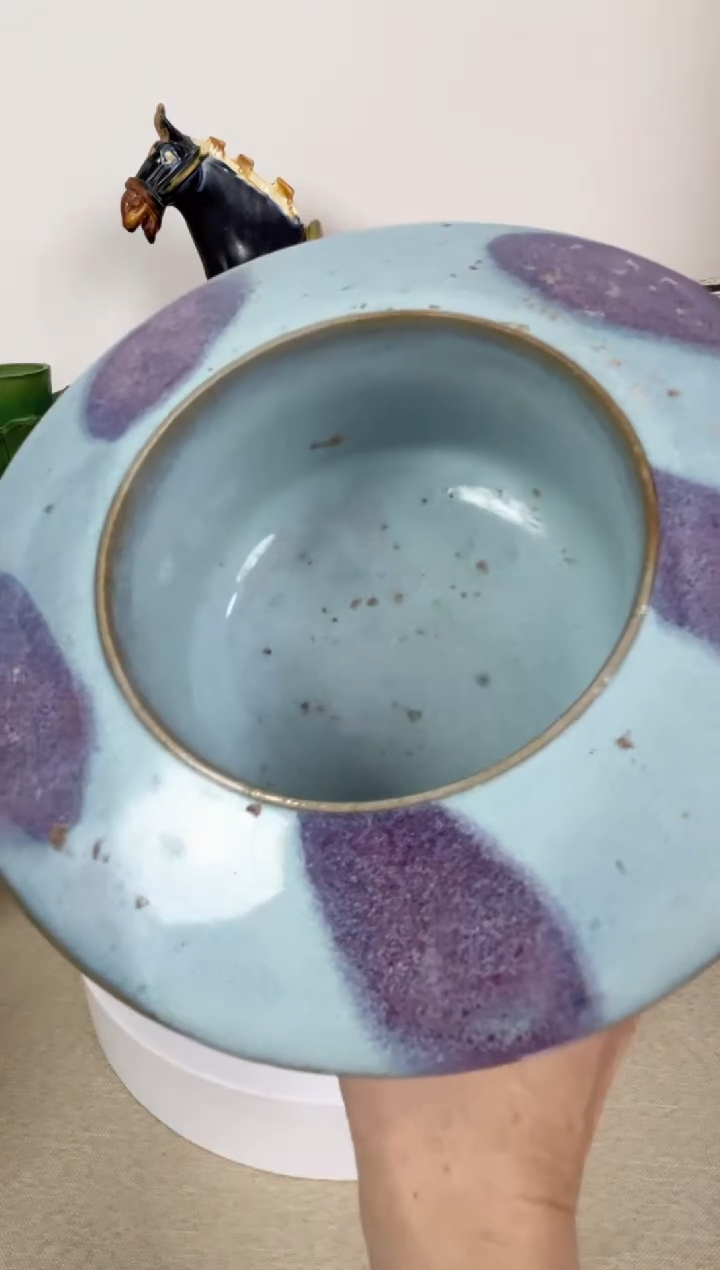 摆件钧窑行炉瓷器摆件