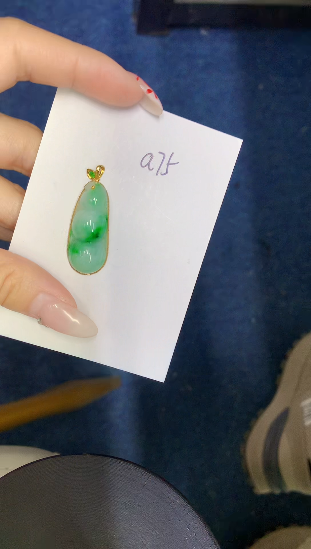 【闪购商品】翡翠颈饰18K金镶嵌00000000000