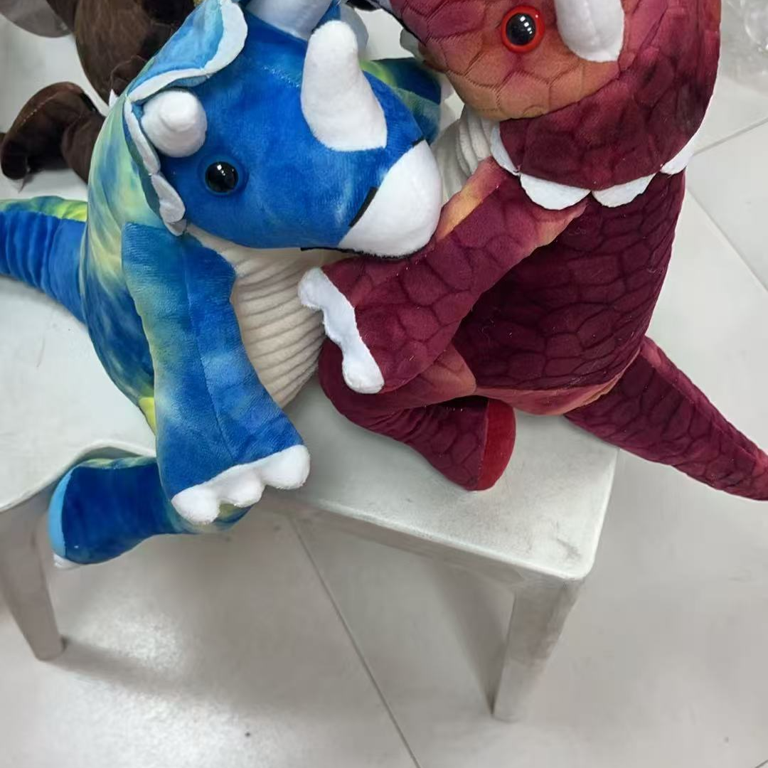 40厘米小恐龙随机发毛绒玩具公仔恐龙布娃娃男孩生日礼物陪睡玩偶