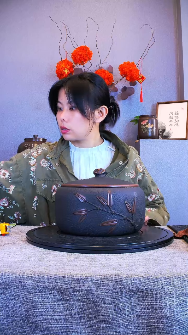 【闪购商品】建水全手工紫陶茶罐259