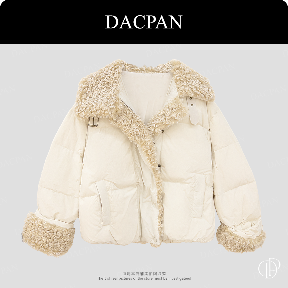 DACPAN-“小羊肖恩”羊羔毛羽绒外套 2025/盼·PP 902296