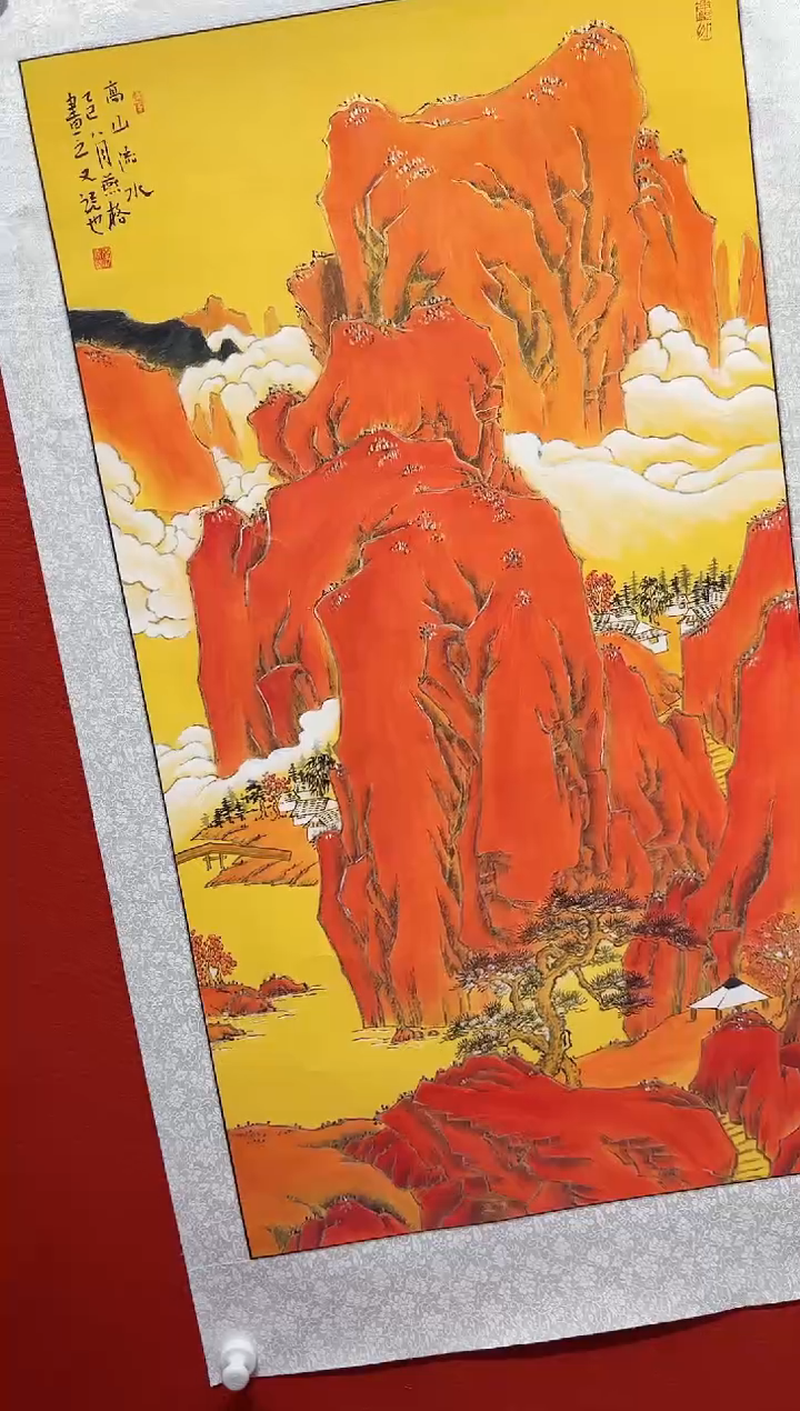 国画秦燕格国画手绘作品Y32