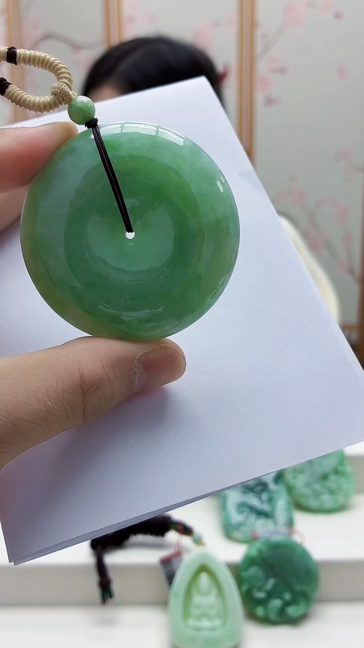 未镶嵌定制翡翠4852bb-毛货挂件13