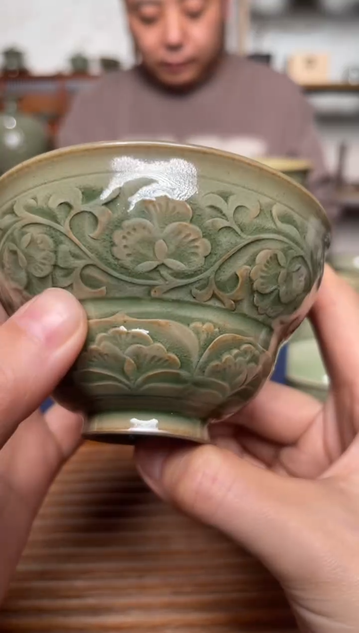 【闪购商品】其他王晓娜缠枝牡丹福禄主人杯