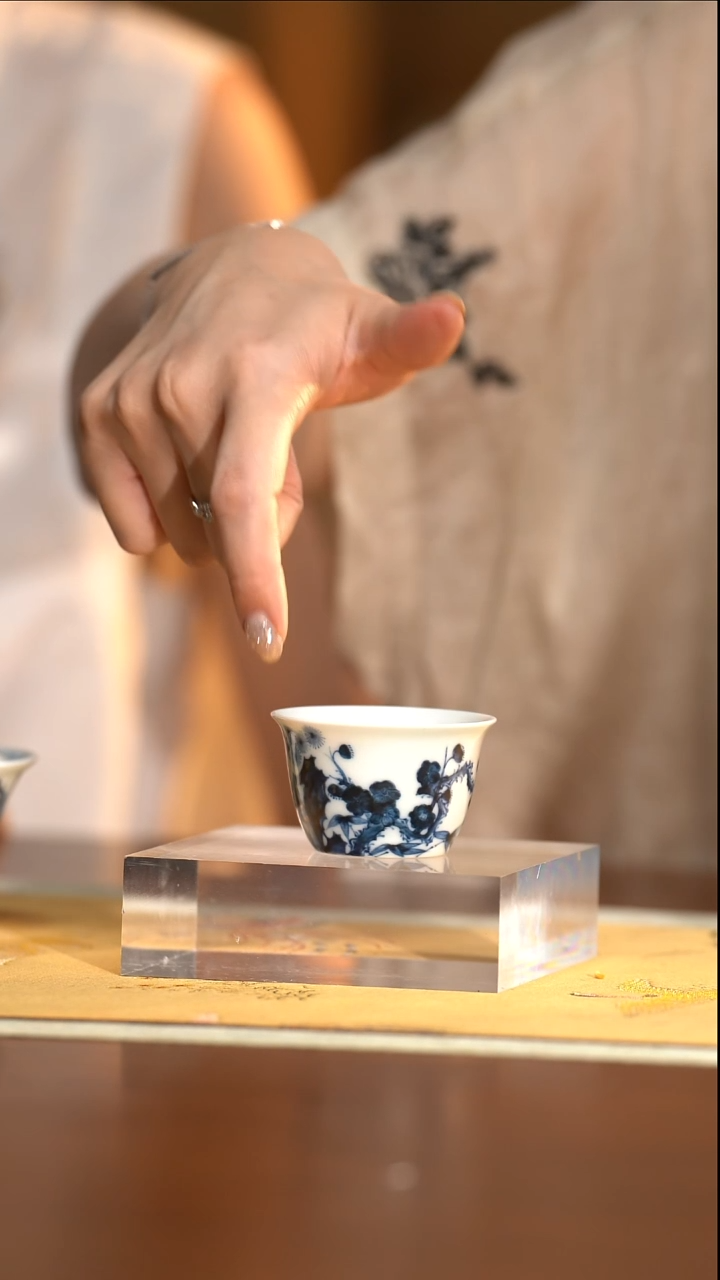 LXT雨后 湛蓝系列 松竹梅 小品杯