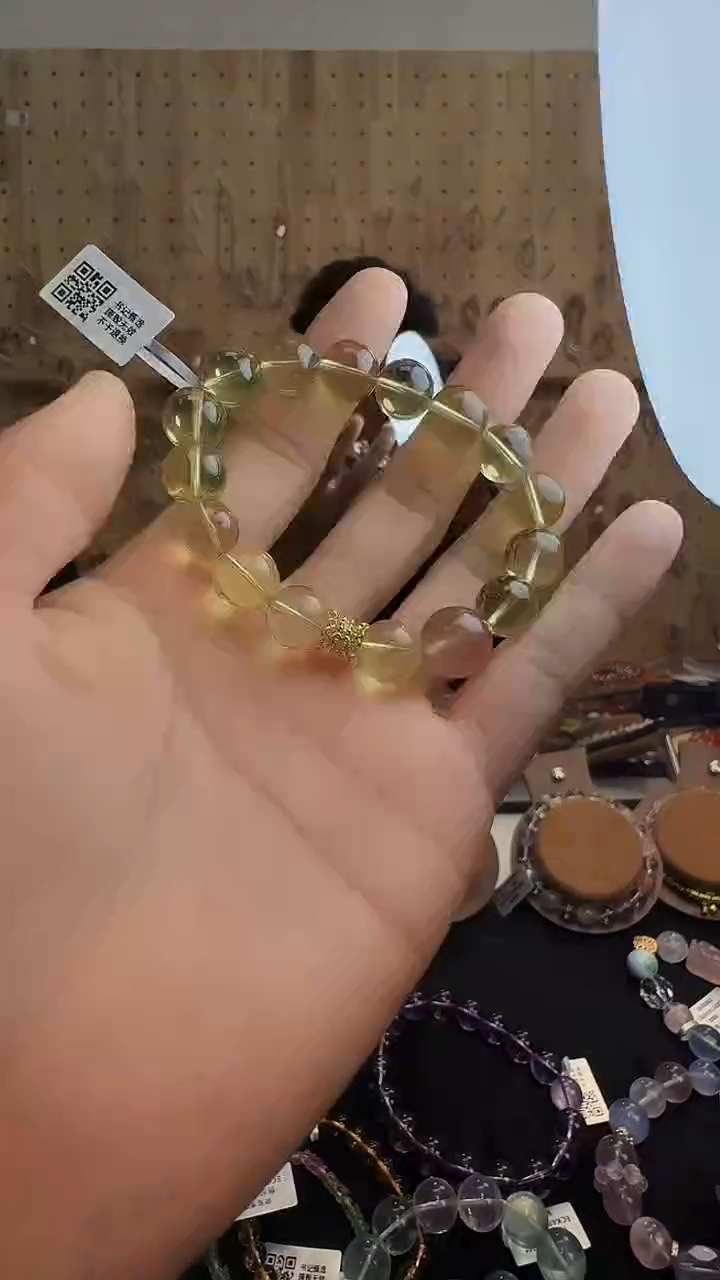 未镶嵌手链水晶村0285 约11mm