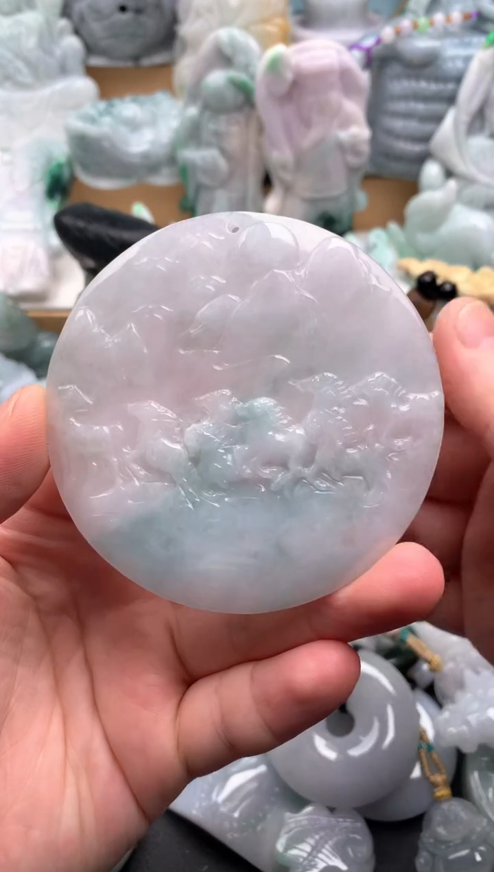 吊坠(不含链)未镶嵌翡翠1