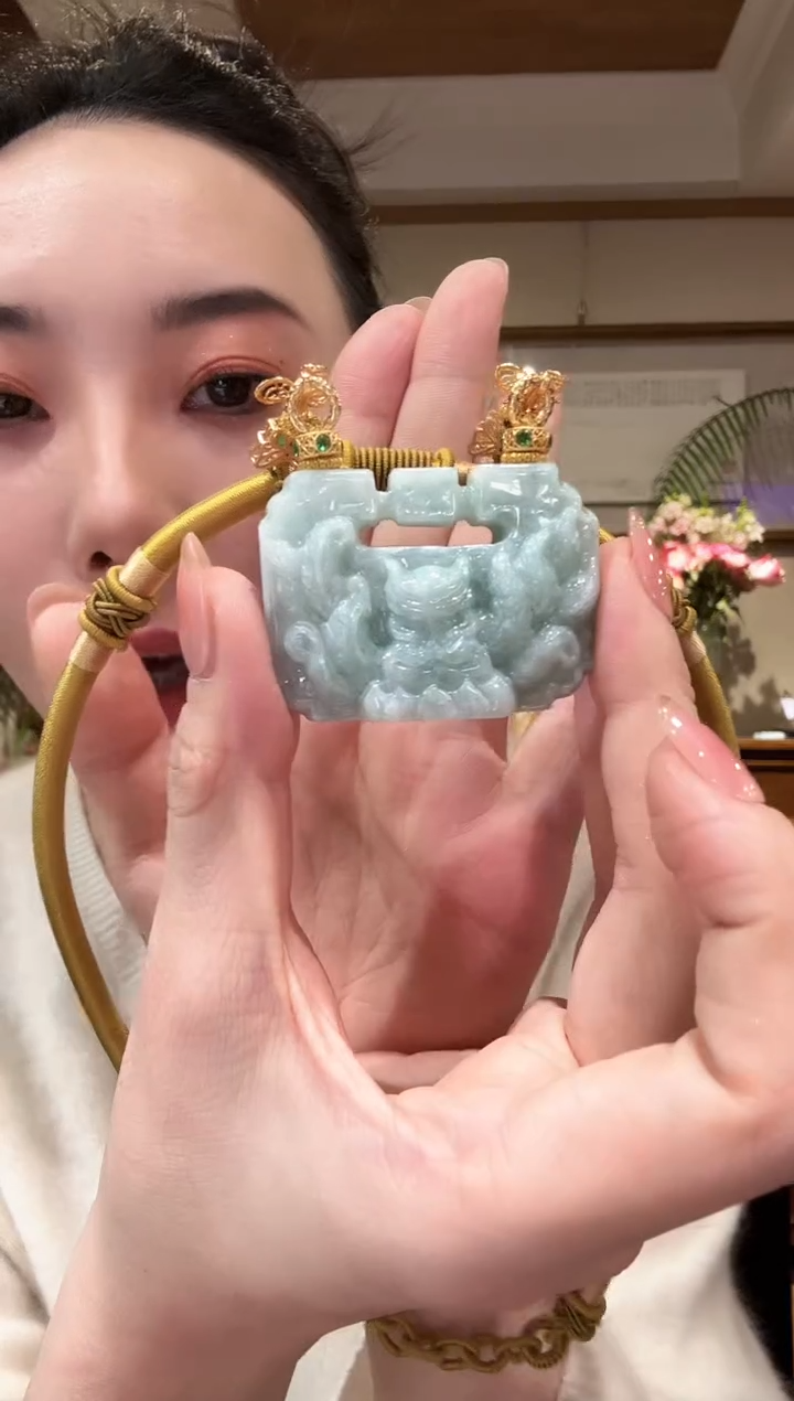 【闪购商品】翡翠颈饰未镶嵌国风