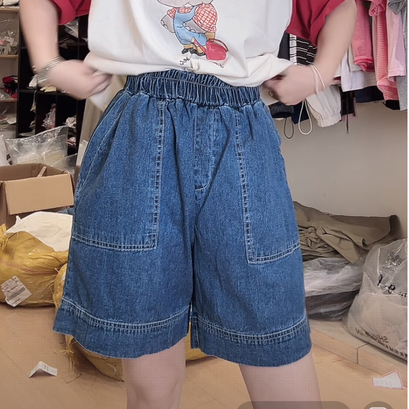 【奈野喜】韩国东大门正品 /like牛仔短裤【NO退NO换】