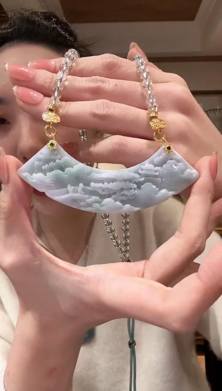 【闪购商品】翡翠颈饰未镶嵌国风