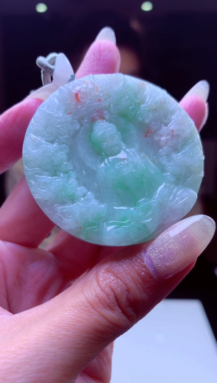 【闪购商品】定制翡翠未镶嵌挂件发货（拍一发一）