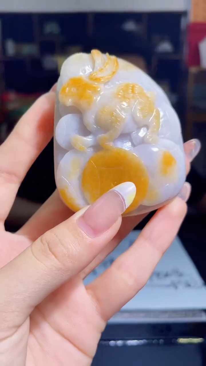 翡翠未镶嵌吊坠(不含链)W103