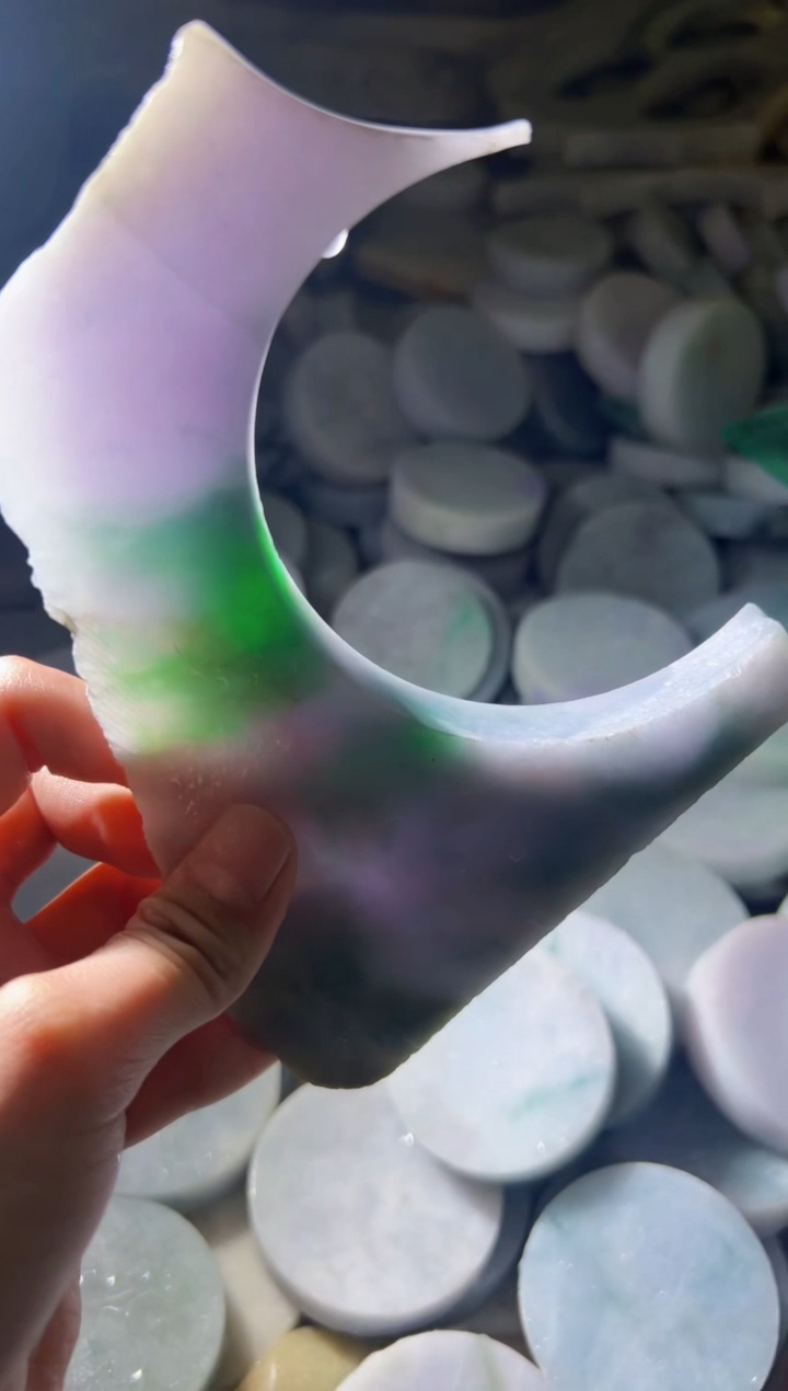 【闪购商品】翡翠颈饰未镶嵌翡翠A货小蒋44