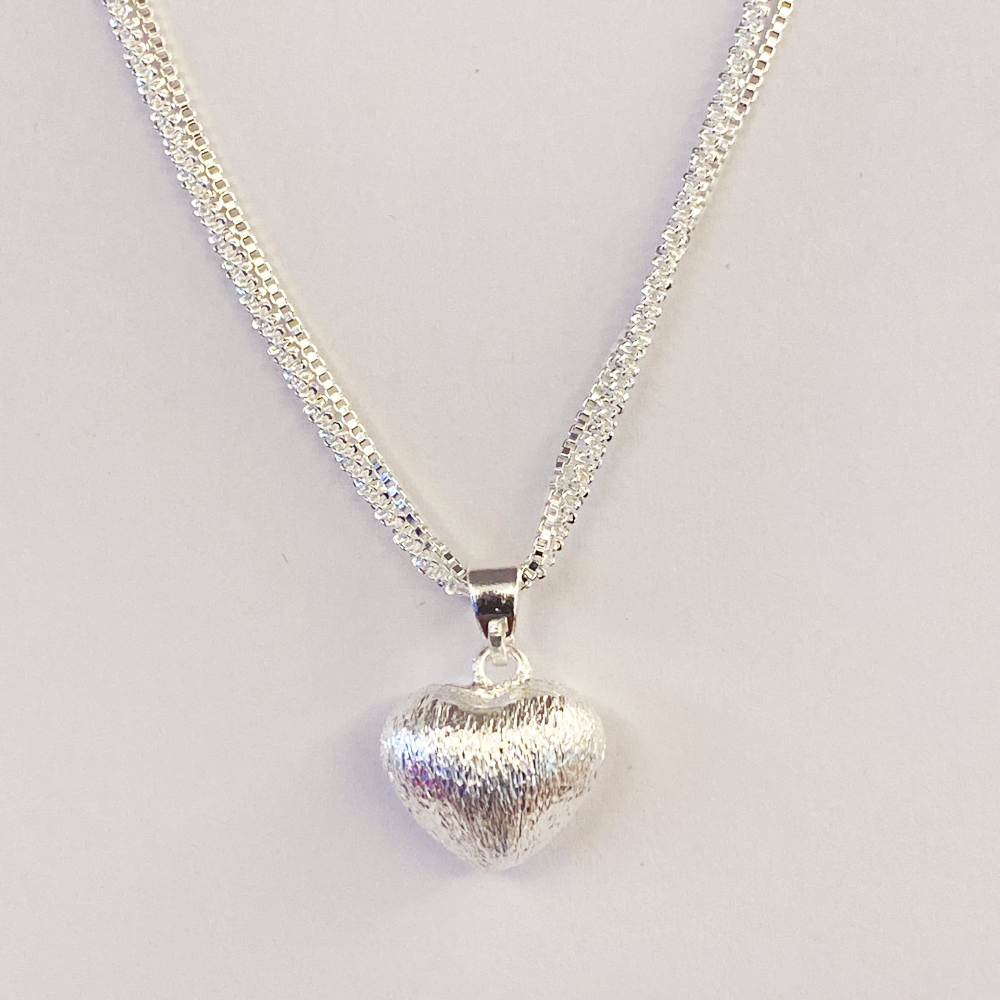 编号40 叠戴爱心项链吊坠