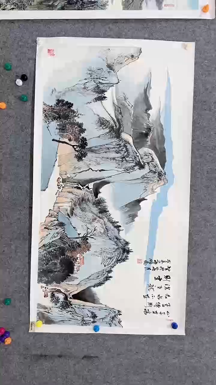 【闪购商品】国画尚鹏飞国画山水作品45