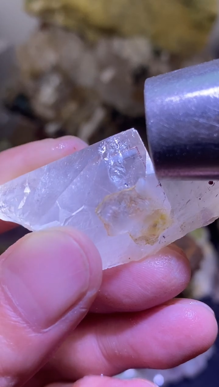 未镶嵌珠宝半成品水晶63号蓝雾+四川超七花园水晶原石