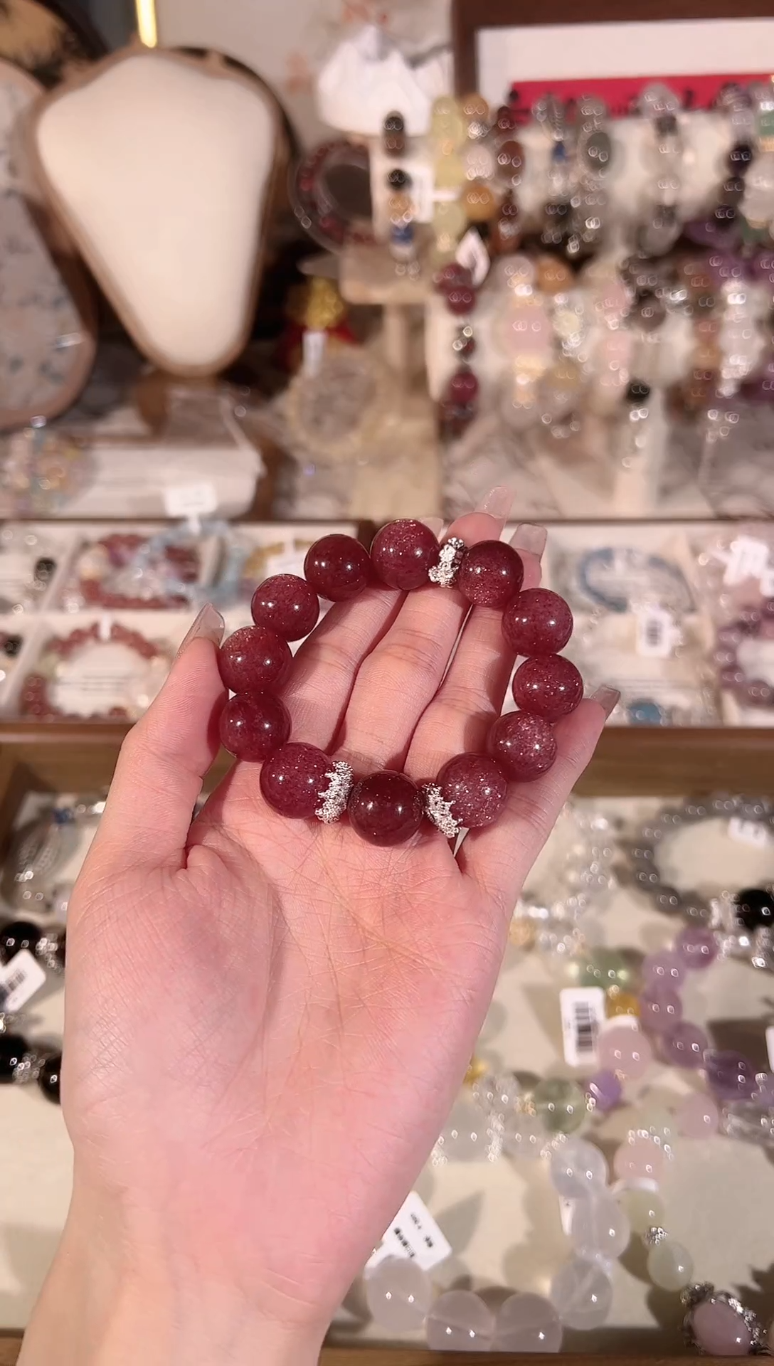 【闪购商品】水晶手链未镶嵌天然水晶多样性发货发其一颜色微差