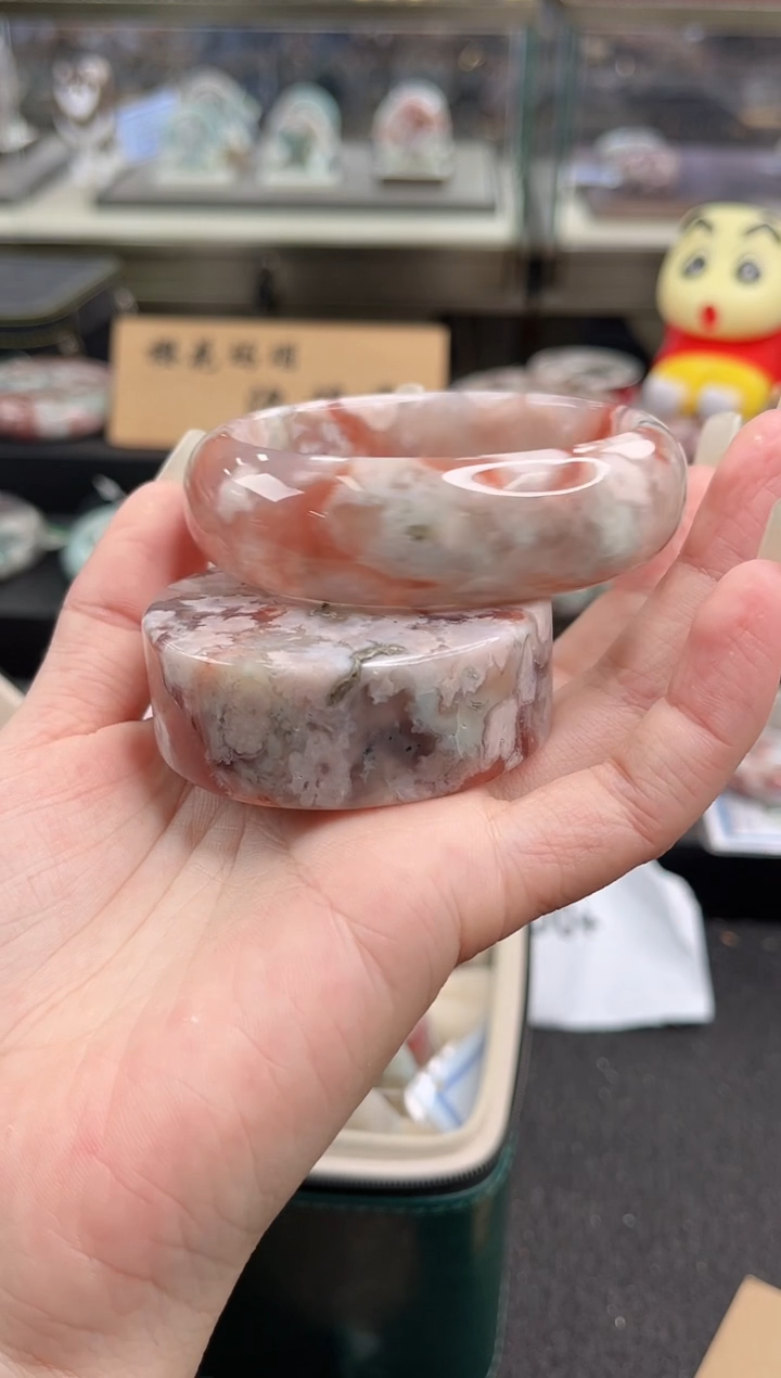 未镶嵌手镯石英质玉尘*丷圈口（赠品镯心）