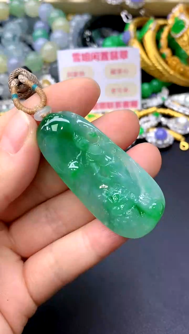 颈饰未镶嵌翡翠331-中国好珍宝