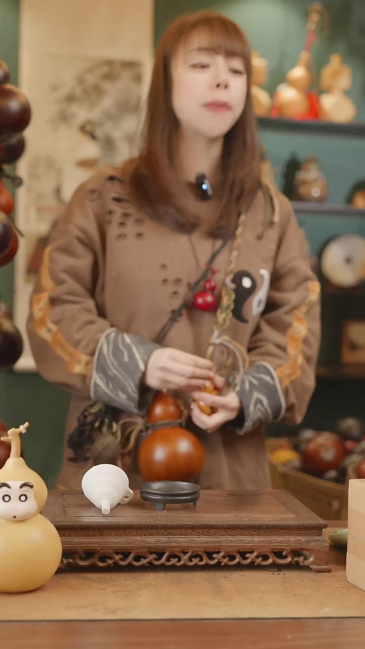 【闪购商品】22号精品天然大漆工艺防渗内胆酒葫芦~