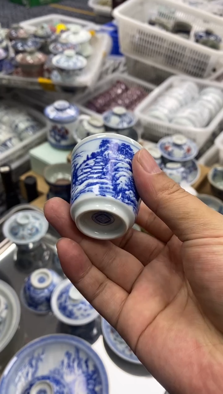 摆件陶景德陶瓷茶具容量约40