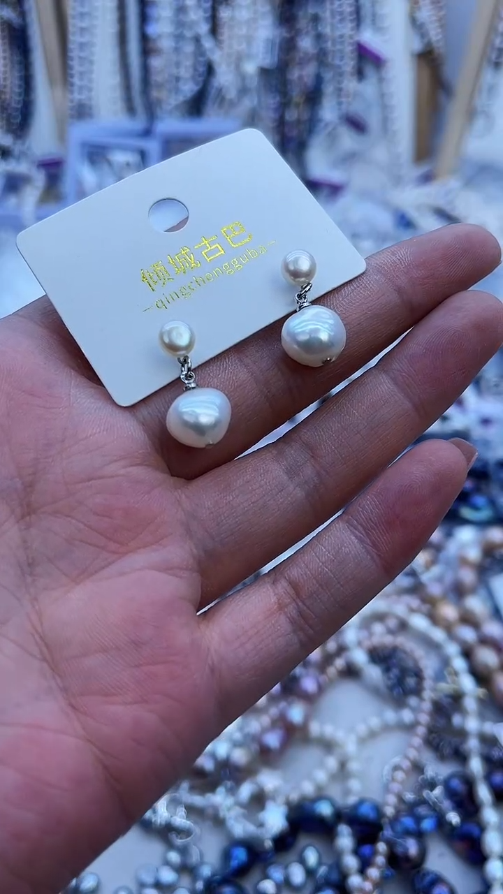 【闪购商品】淡水珍珠耳饰未镶嵌593
