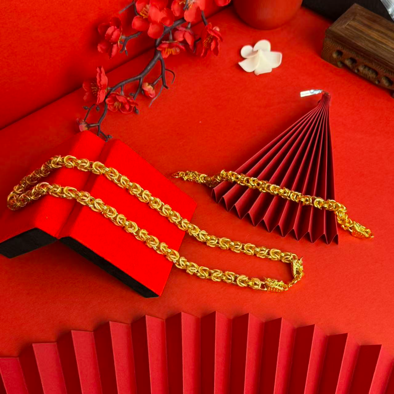 【吴总专属】霸气双龙头项链+龙头手链多样性发货