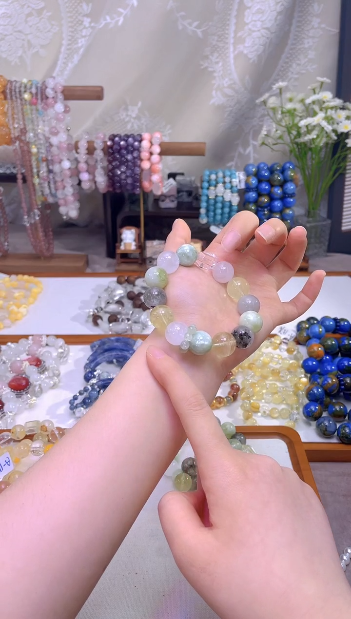 水晶手链合金a-1592a-1592