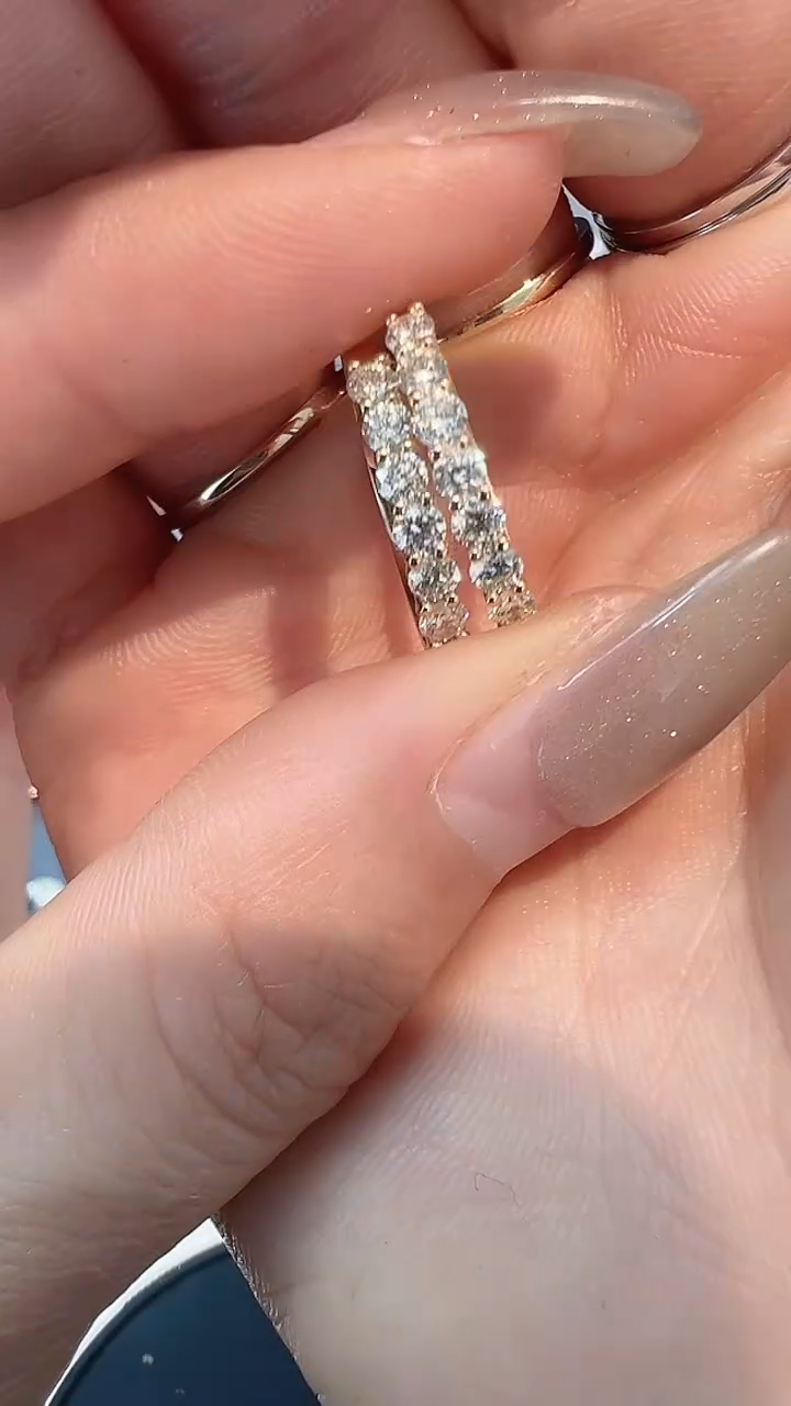 【闪购商品】钻石50分排戒18K金镶嵌多样性发一