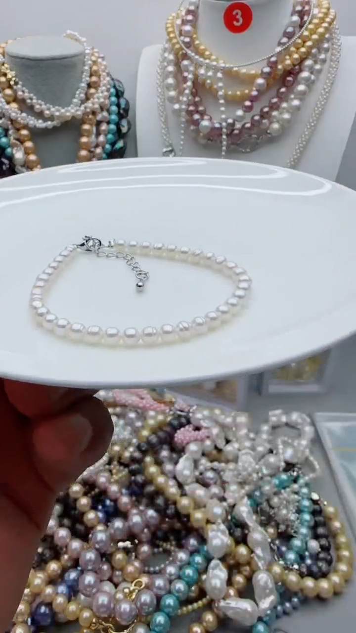 淡水珍珠未镶嵌颈饰1