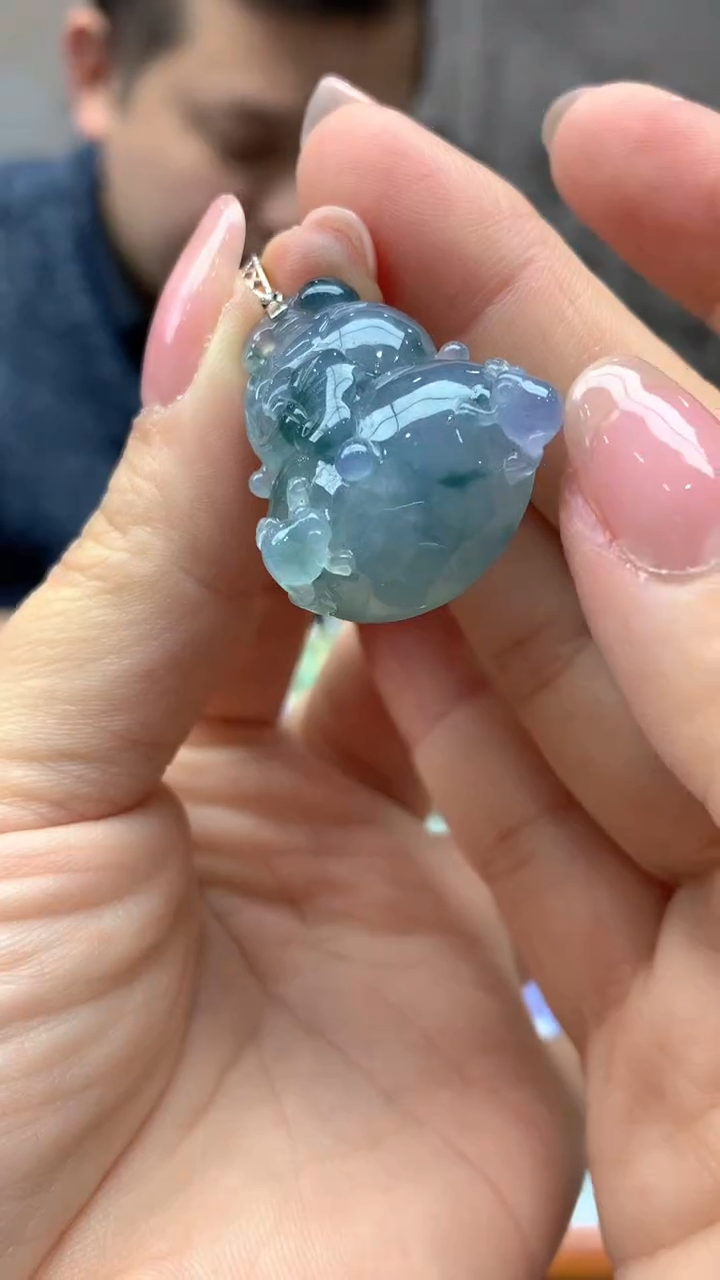 【闪购商品】翡翠颈饰18K金镶嵌278-天然翡翠