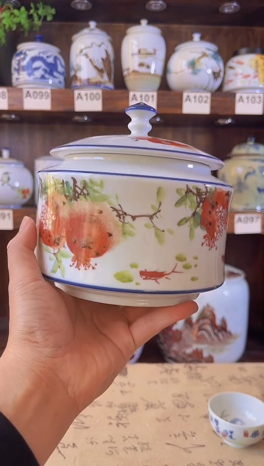 迎君陶瓷纯手工手绘  7