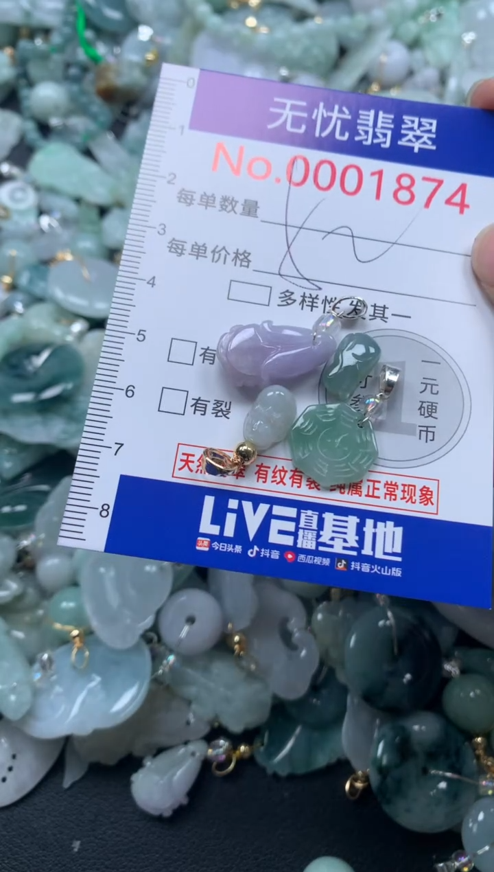 颈饰未镶嵌翡翠1874