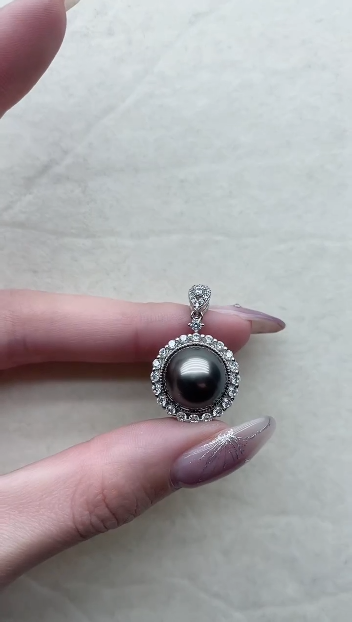 【闪购商品】海水珍珠吊坠银S925镶嵌Y61