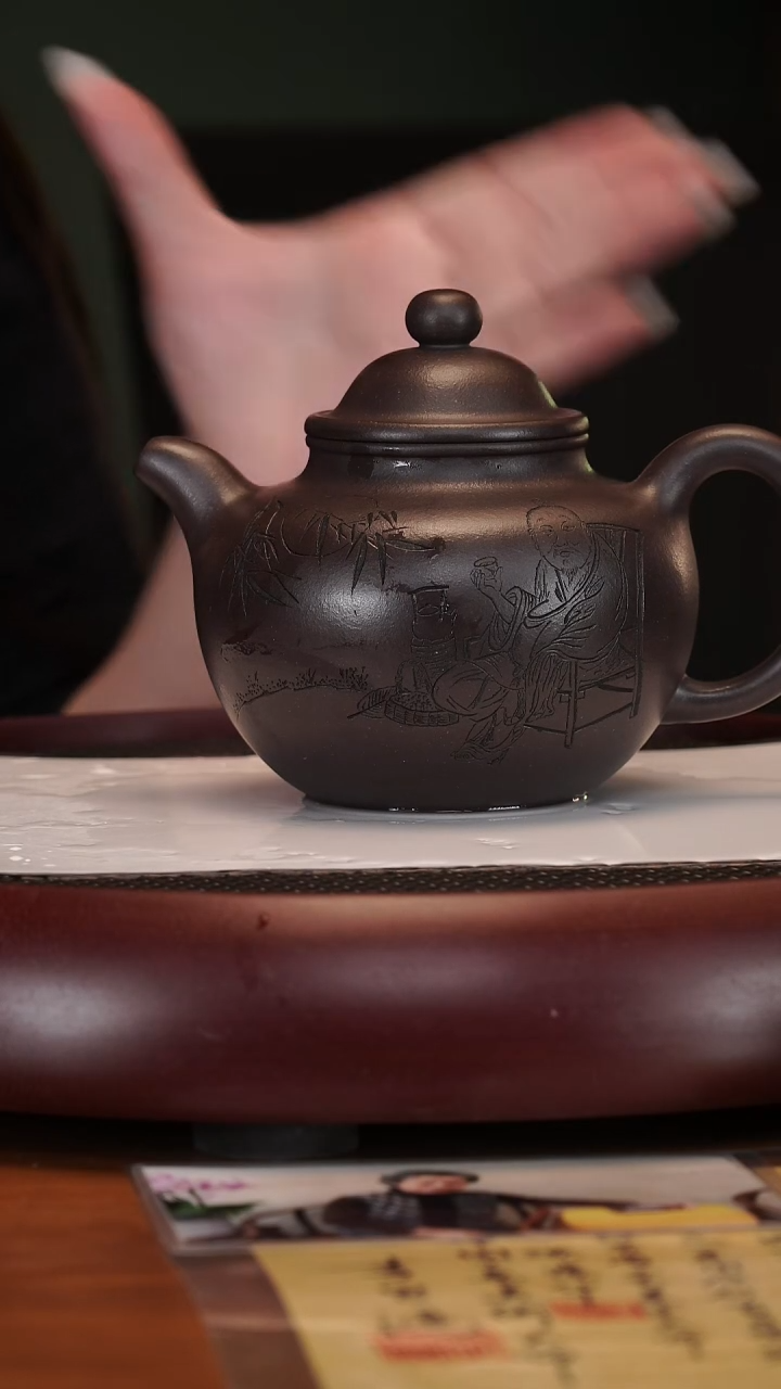 【闪购商品】紫砂茶壶2-79LCHSJH大亨掇球天青泥