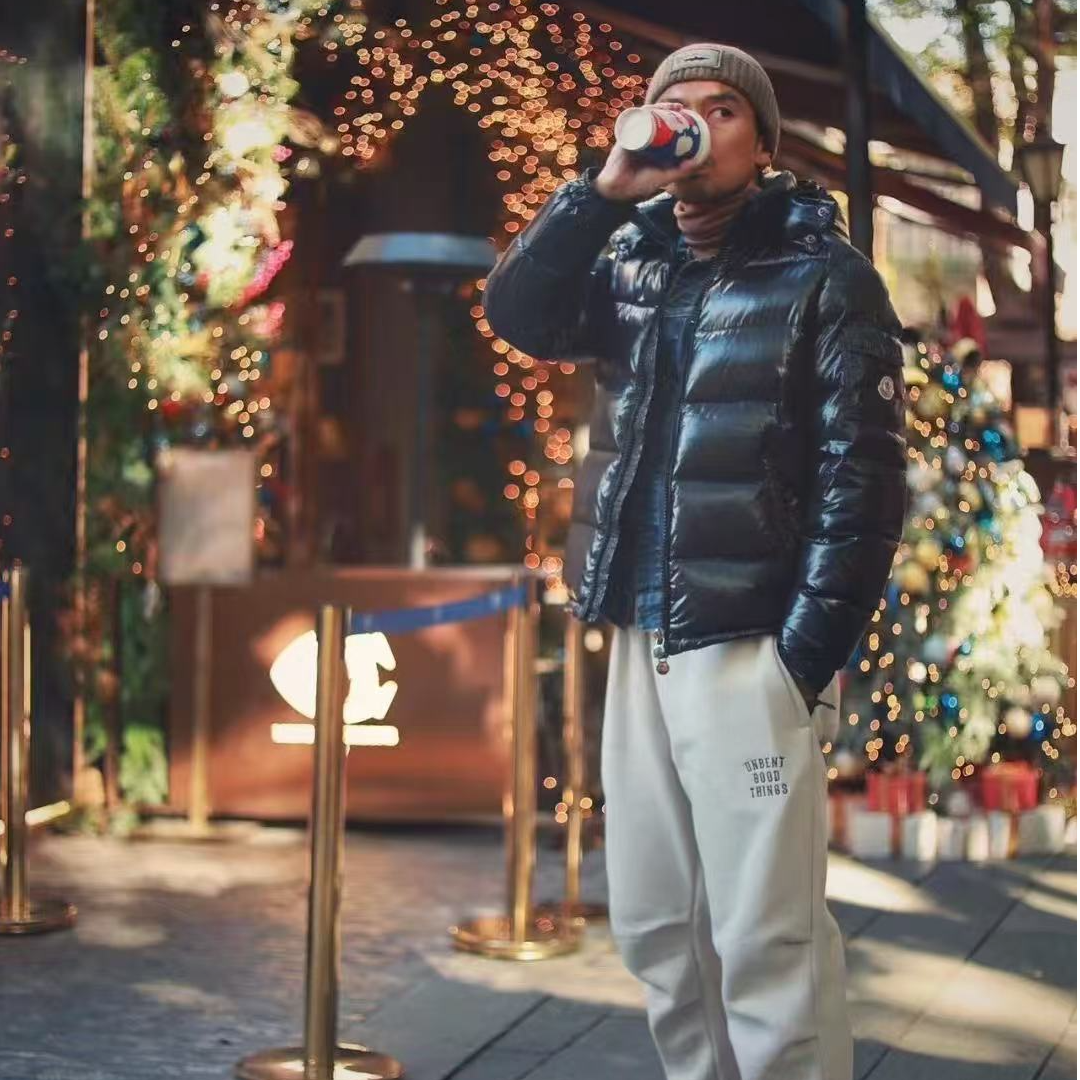 MANC正版经典玛雅90白鹅绒时尚百搭男女同款双拉链可脱卸帽